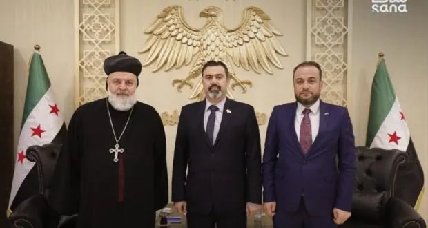 وزير التربية و مطران الجزيرة والفرات يبحثان تعزيز التعاون التعليمي