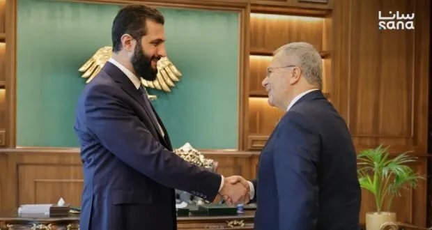 الرئيس الشرع يستضيف نائب رئيس الوزراء اللبناني في قصر الشعب لبحث العلاقات الثنائية