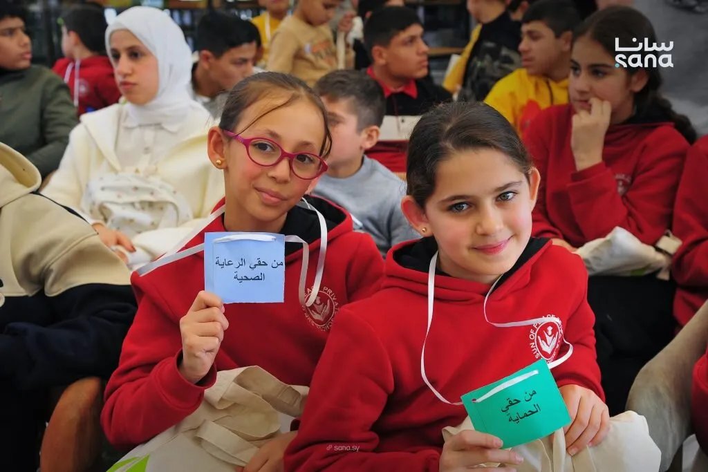 اليونيسف وجمعية جذور تحتفيان بأطفال سوريا في فعالية "البذرة الزرقاء" بدمشق