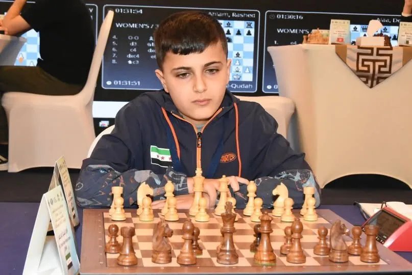 مازن فندي: طفل سوري يتألق في بطولة العرب للشطرنج ويحصد الألقاب