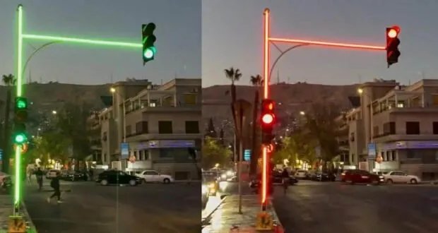 إقبال على إشارات المرور الجديدة في دمشق مع خطط لتعميمها