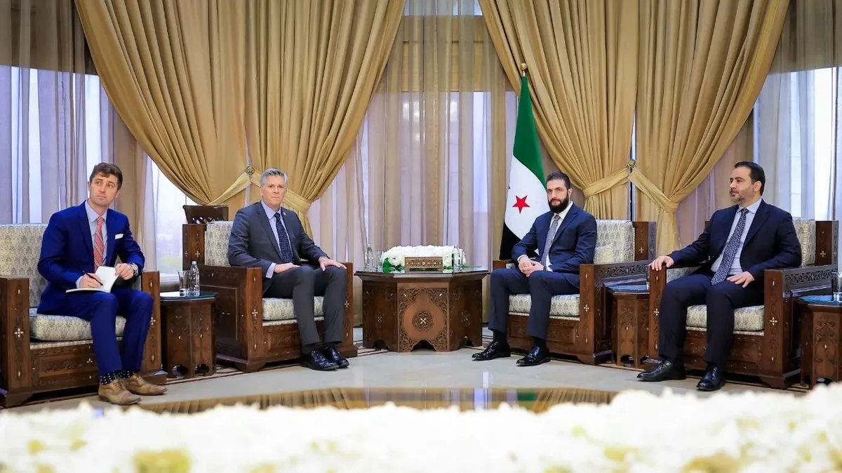 وفد من الكونغرس الأمريكي يلتقي الرئيس أحمد الشرع في دمشق لبحث قضايا مشتركة