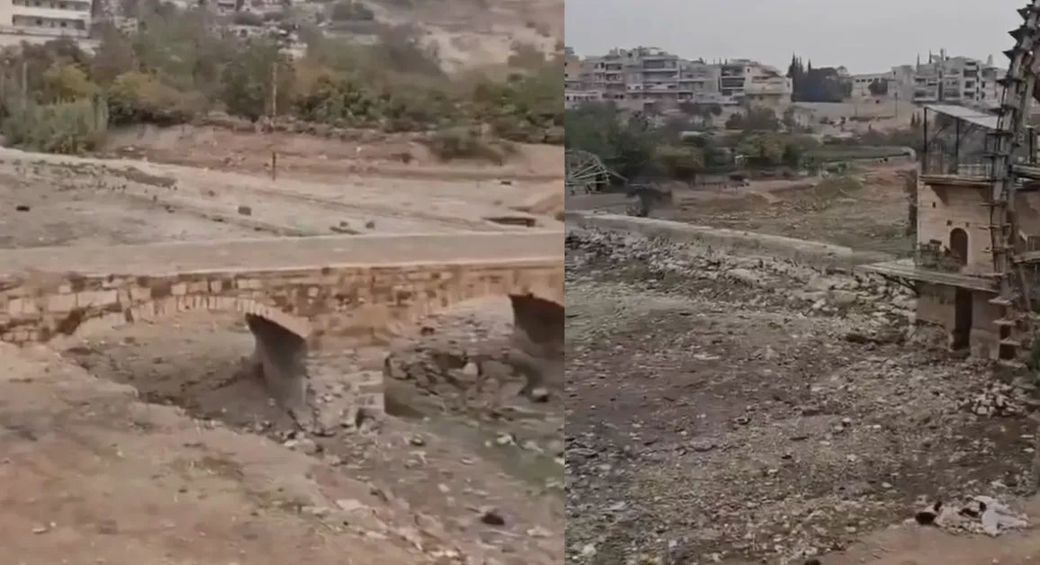 كارثة بيئية: نهر العاصي يجف تماماً في سوريا للمرة الأولى بتاريخه