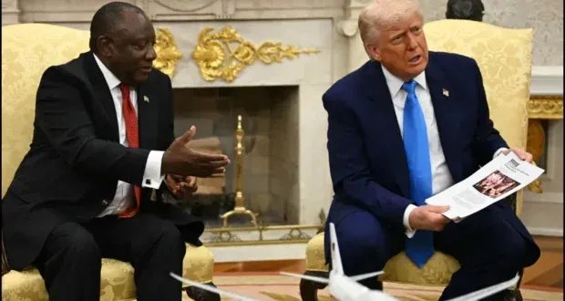 رامابوزا يرد على ترامب: ادعاءات الإبادة الجماعية للبيض في جنوب إفريقيا "مضللة"