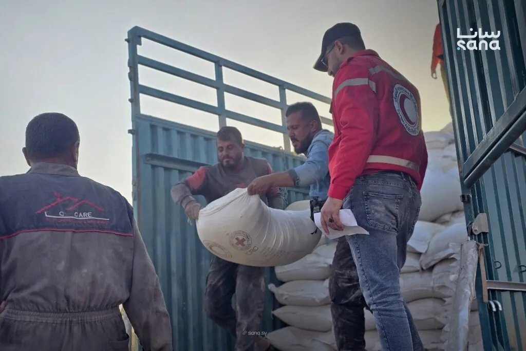 الهلال الأحمر يطلق مبادرة لدعم الأسر الريفية في الحسكة بمنح الأغنام