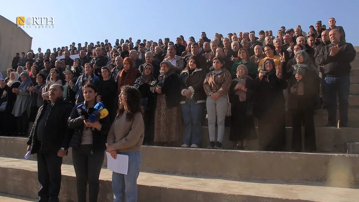 نازحو عفرين بالقامشلي يجددون مطالبتهم بالعودة الآمنة إلى ديارهم