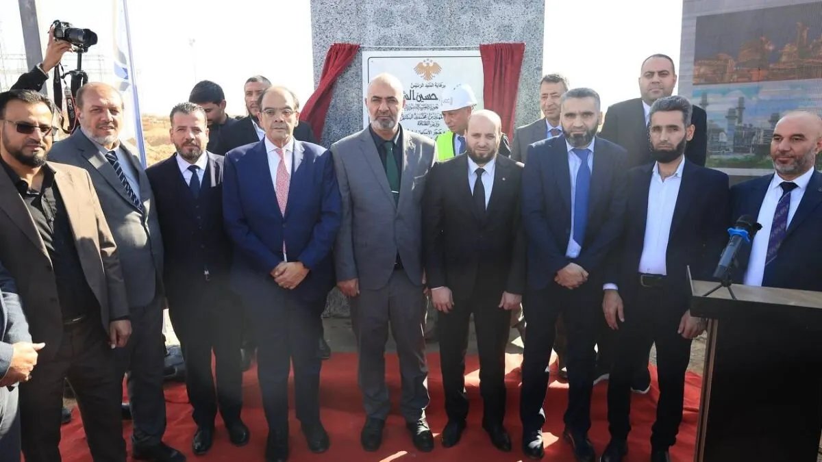 سوريا تضع حجر الأساس لمحطة التيم الحرارية العملاقة في دير الزور بقدرة 1000 ميجاواط