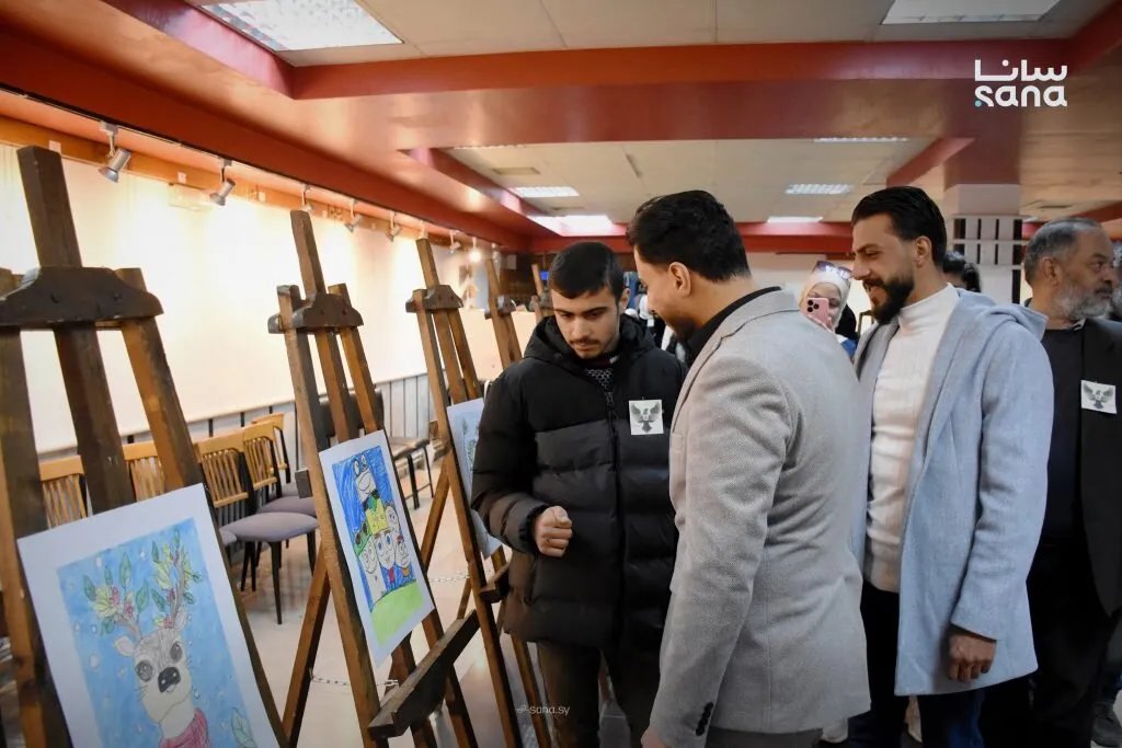 بهجة وإبداع: أطفال التوحد في حمص يحتفلون بالربيع من خلال الفن