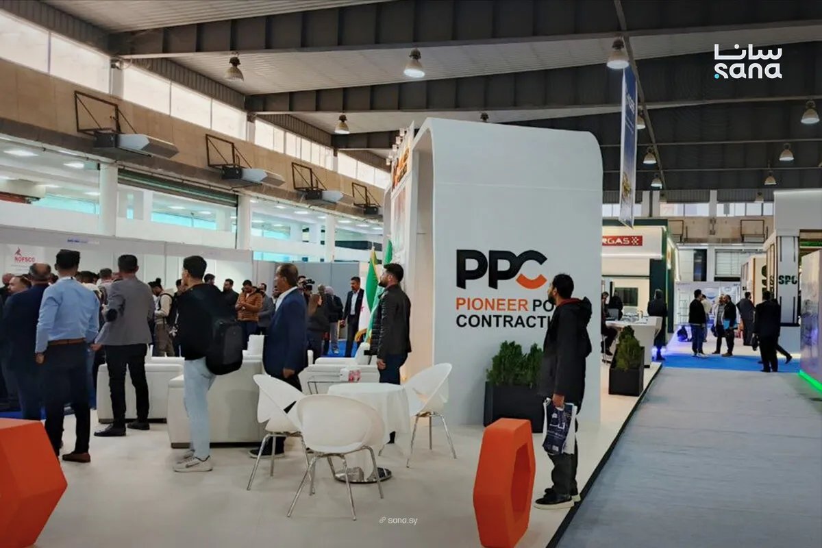 انطلاق فعاليات معرض سوريا الدولي للنفط والغاز والطاقة بمشاركة واسعة