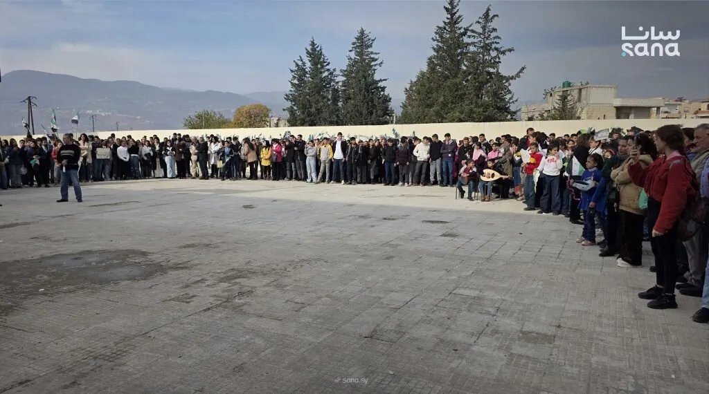 احتفالات في ثانوية سلحب المهنية بالذكرى الأولى للتحرير: أجواء من الفخر والأمل