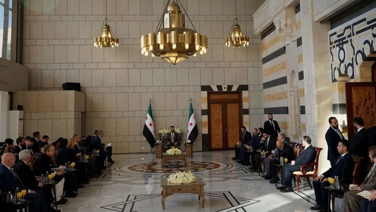 الانتهاكات الإسرائيلية تتصدر مباحثات الشرع مع وفد مجلس الأمن في دمشق