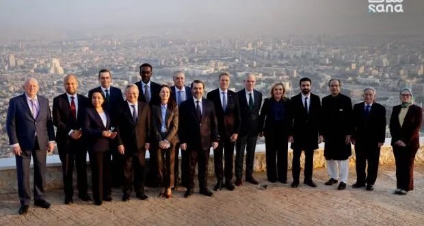 وفد مجلس الأمن يختتم زيارته لسوريا بجولة في جبل قاسيون بعد لقاءات مع مسؤولين