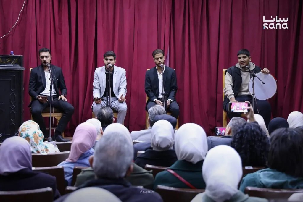 أمسية إنشادية في أبو رمانة تحيي الذكرى الأولى لتحرير سوريا