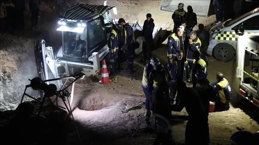 إدلب: سباق مع الزمن لإنقاذ الطفلة "شذى" بعد سقوطها في بئر عميقة