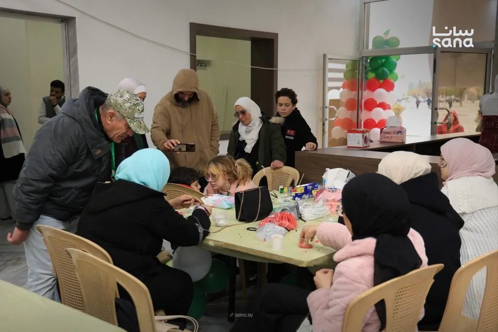 فعاليات ثقافية وفنية للأطفال احتفالاً بعيد التحرير في مدينة المعارض بدمشق